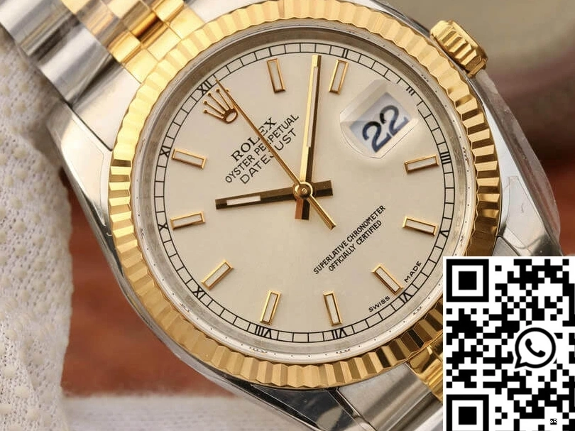 Rolex Datejust AR 36MM 116233 Gold Yellow Factory 0104